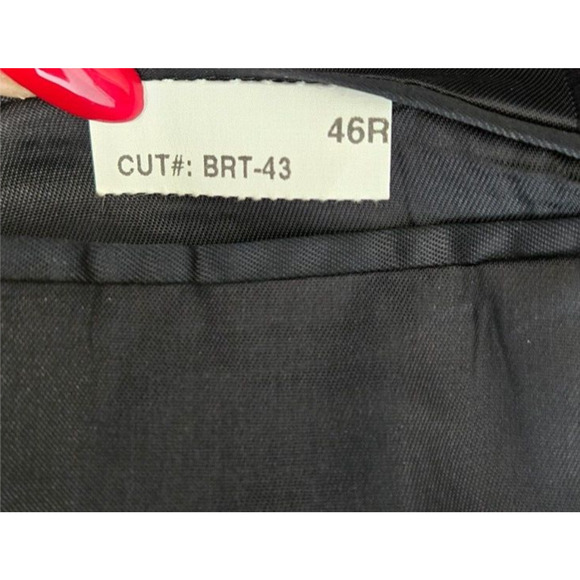 Vintage Joseph & Lyman 100% Cashmere Blazer 46R Black Sport Coat Winter Jacket - Picture 11 of 13